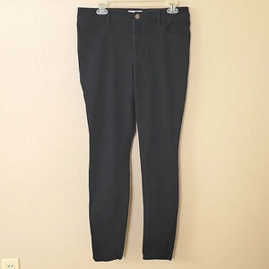 LOFT Womens Black Skinny Jeans Office Career Essential - Size 28 Tall